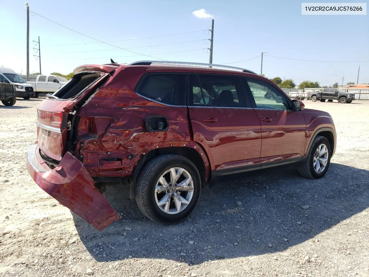 2018 Volkswagen Atlas Se VIN: 1V2CR2CA9JC576266 Lot: 77750684