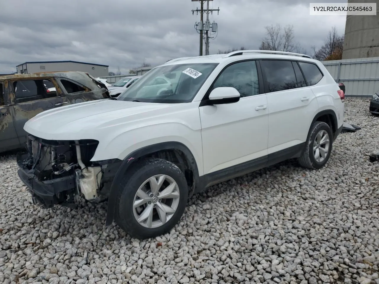 2018 Volkswagen Atlas Se VIN: 1V2LR2CAXJC545463 Lot: 78168784