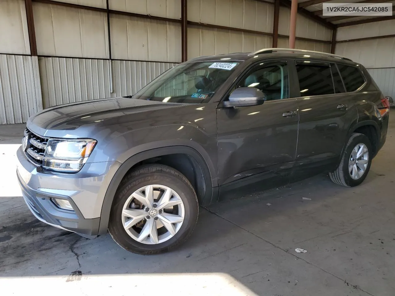 2018 Volkswagen Atlas Se VIN: 1V2KR2CA6JC542085 Lot: 78240224