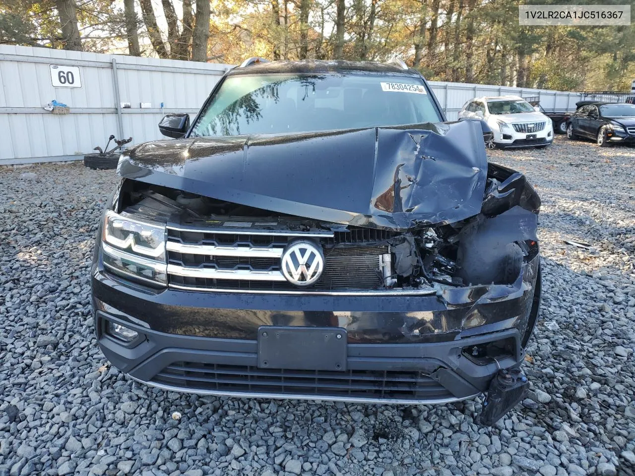 2018 Volkswagen Atlas Se VIN: 1V2LR2CA1JC516367 Lot: 78304254