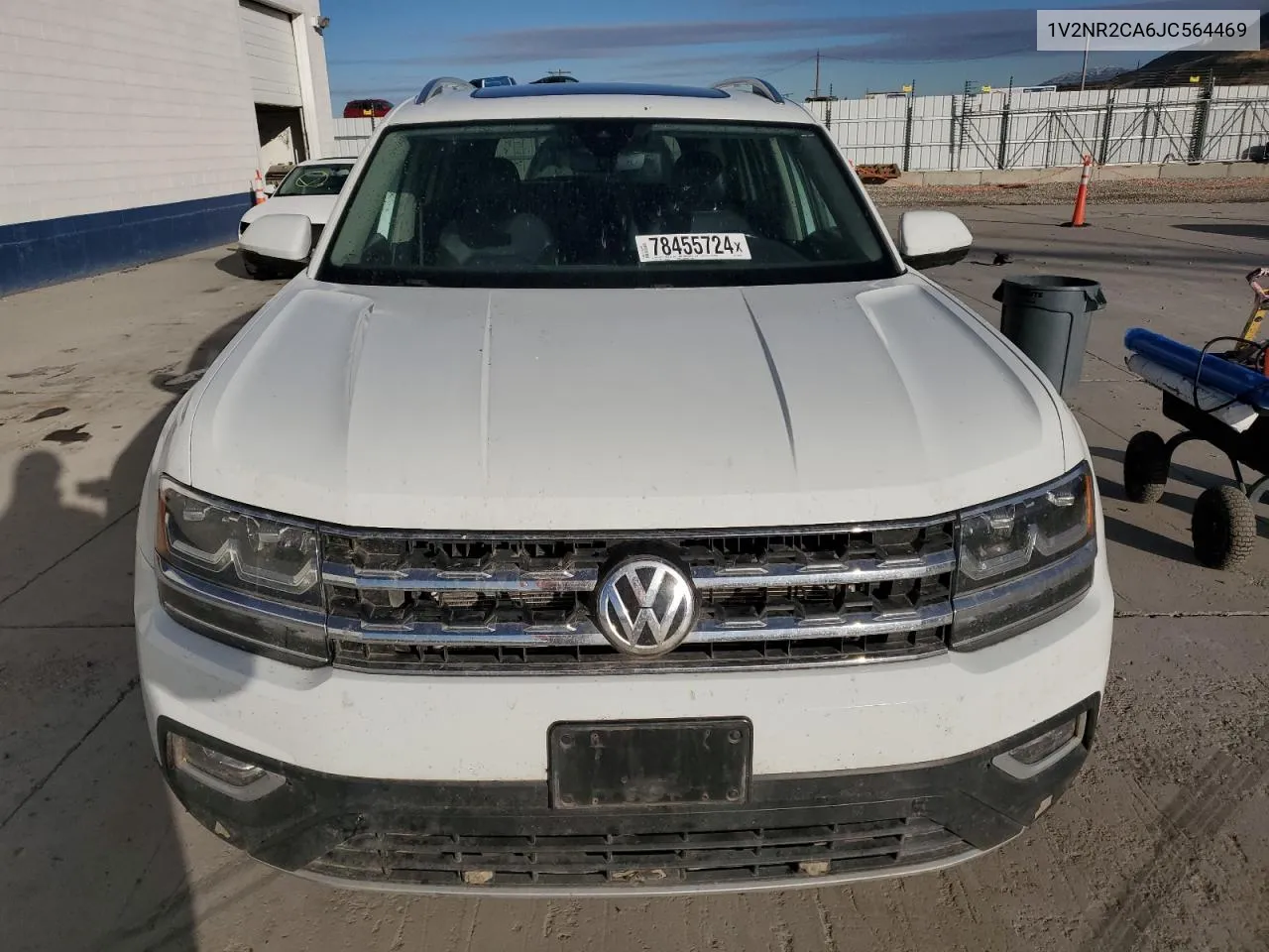 2018 Volkswagen Atlas Sel Premium VIN: 1V2NR2CA6JC564469 Lot: 78455724