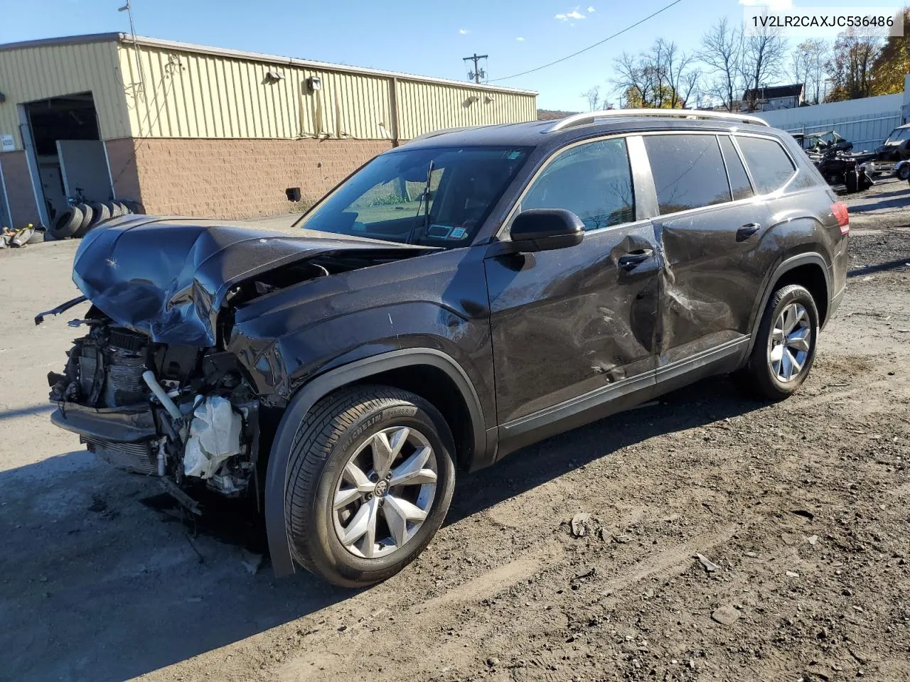 2018 Volkswagen Atlas Se VIN: 1V2LR2CAXJC536486 Lot: 78798974