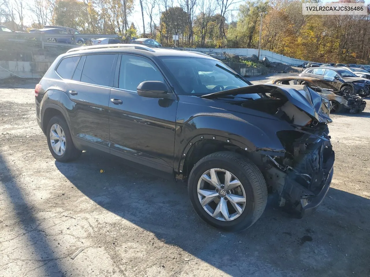 2018 Volkswagen Atlas Se VIN: 1V2LR2CAXJC536486 Lot: 78798974