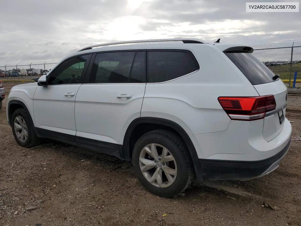 2018 Volkswagen Atlas S VIN: 1V2AR2CA0JC587700 Lot: 80017634