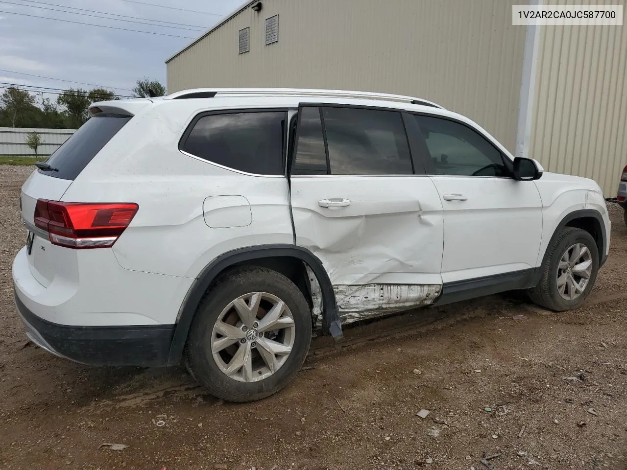 2018 Volkswagen Atlas S VIN: 1V2AR2CA0JC587700 Lot: 80017634