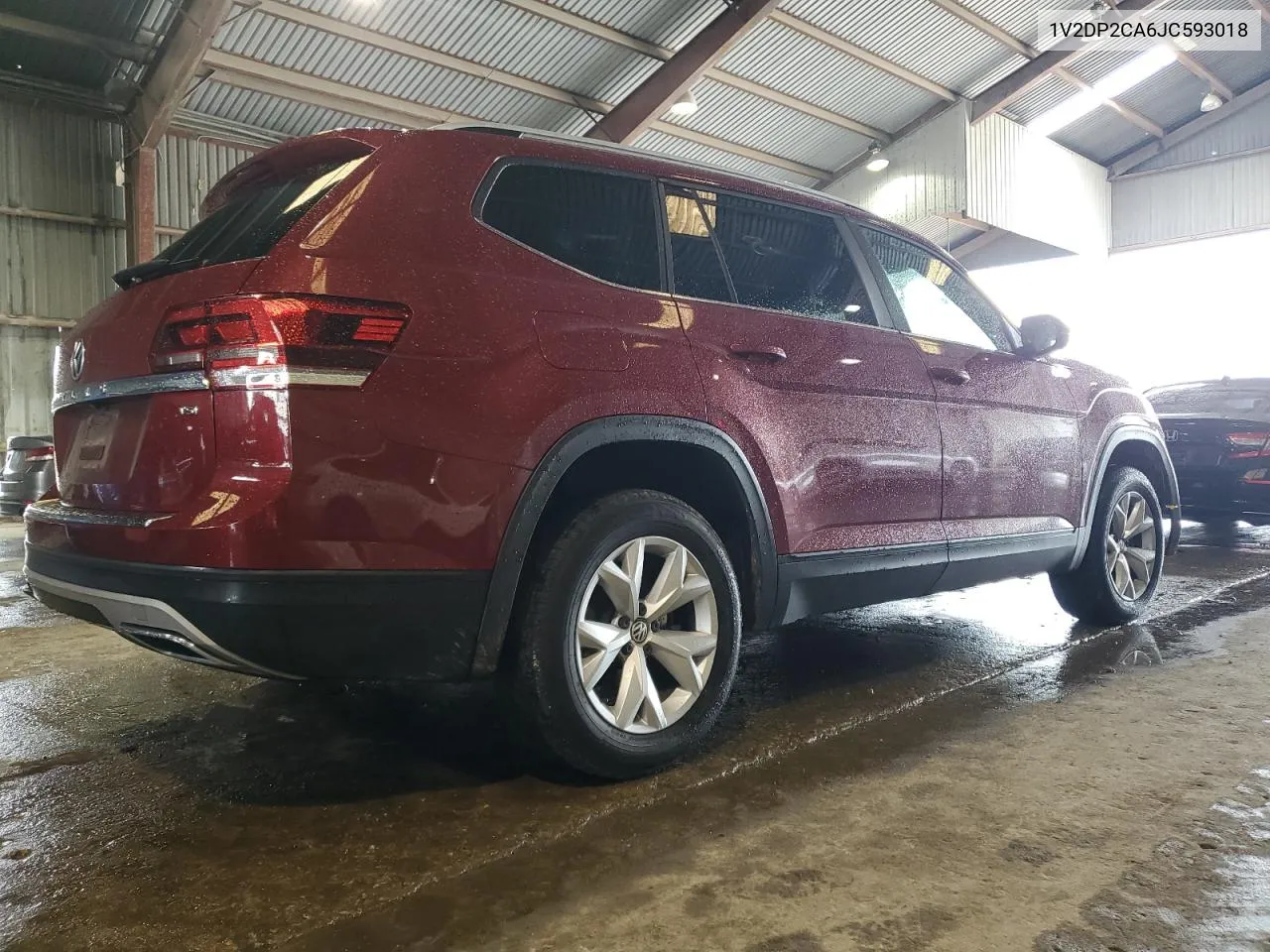 2018 Volkswagen Atlas Se VIN: 1V2DP2CA6JC593018 Lot: 80298534