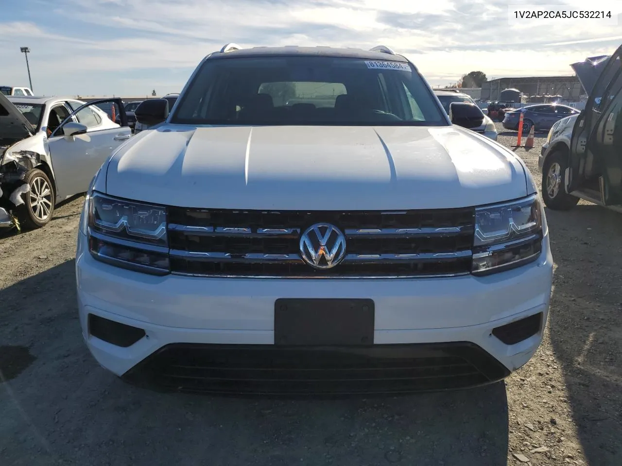 2018 Volkswagen Atlas S VIN: 1V2AP2CA5JC532214 Lot: 81364584