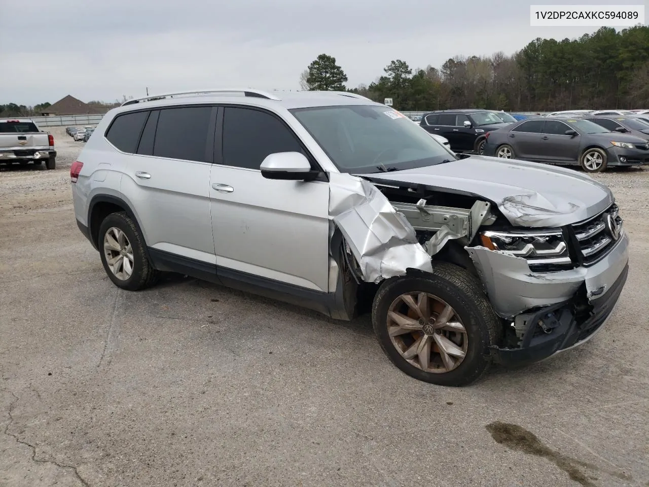 2019 Volkswagen Atlas Se VIN: 1V2DP2CAXKC594089 Lot: 45171864