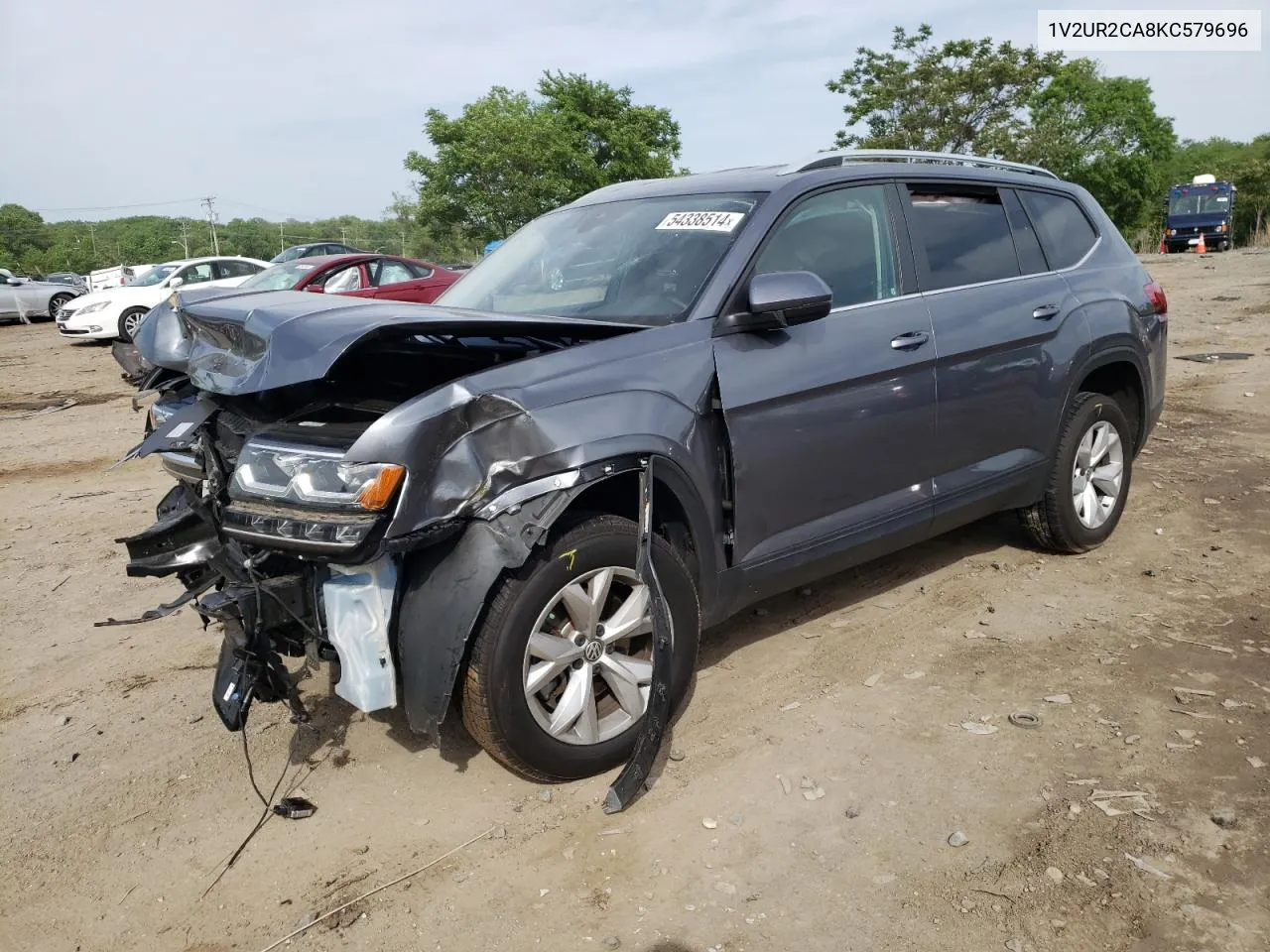 2019 Volkswagen Atlas Se VIN: 1V2UR2CA8KC579696 Lot: 54338514