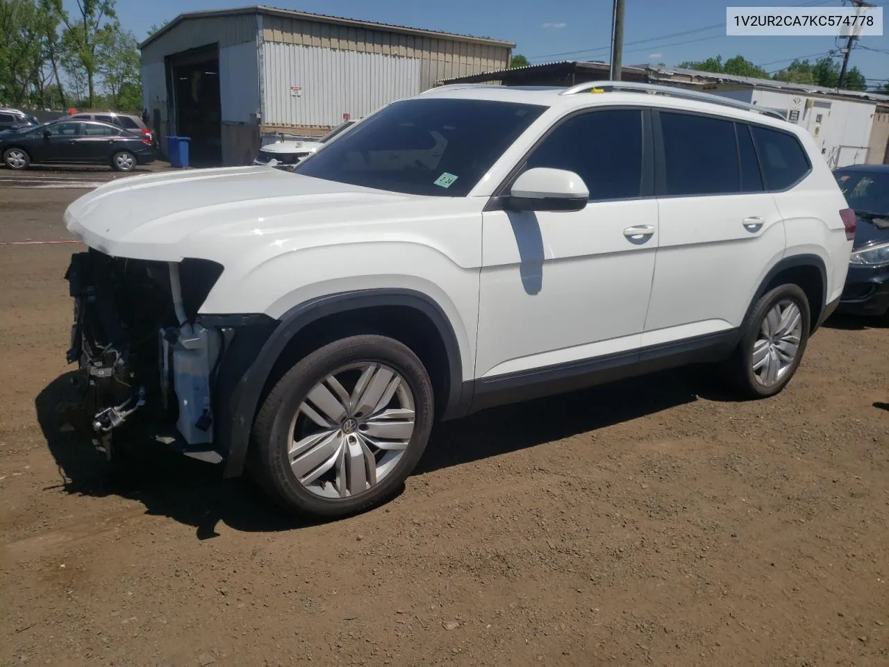 2019 Volkswagen Atlas Se VIN: 1V2UR2CA7KC574778 Lot: 56162404