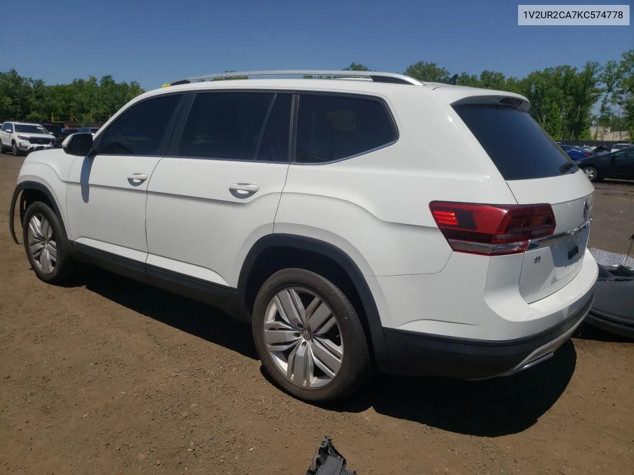 2019 Volkswagen Atlas Se VIN: 1V2UR2CA7KC574778 Lot: 56162404