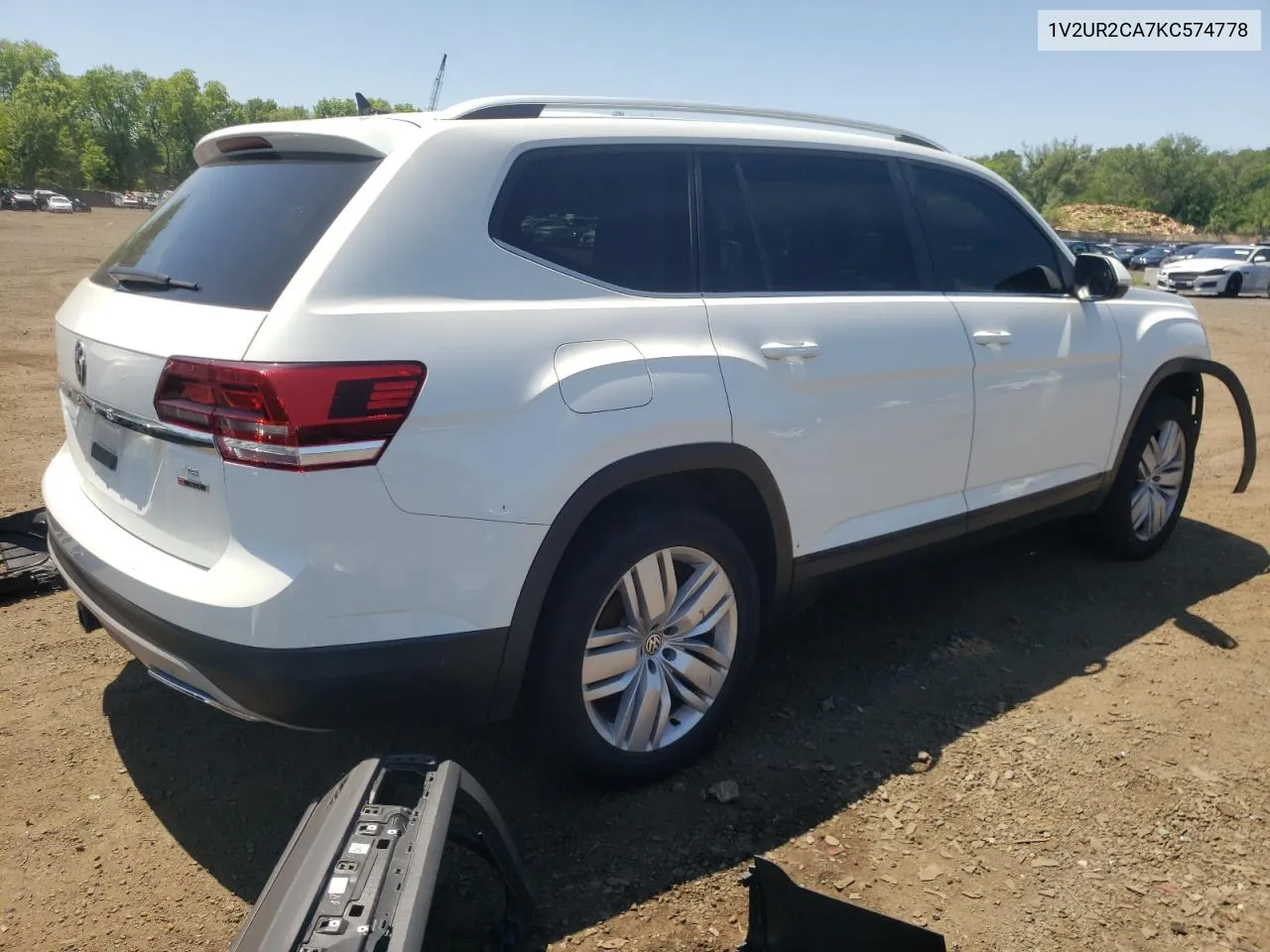 2019 Volkswagen Atlas Se VIN: 1V2UR2CA7KC574778 Lot: 56162404