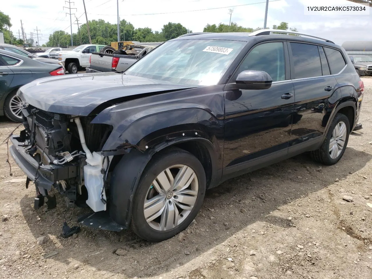 2019 Volkswagen Atlas Se VIN: 1V2UR2CA9KC573034 Lot: 57509803