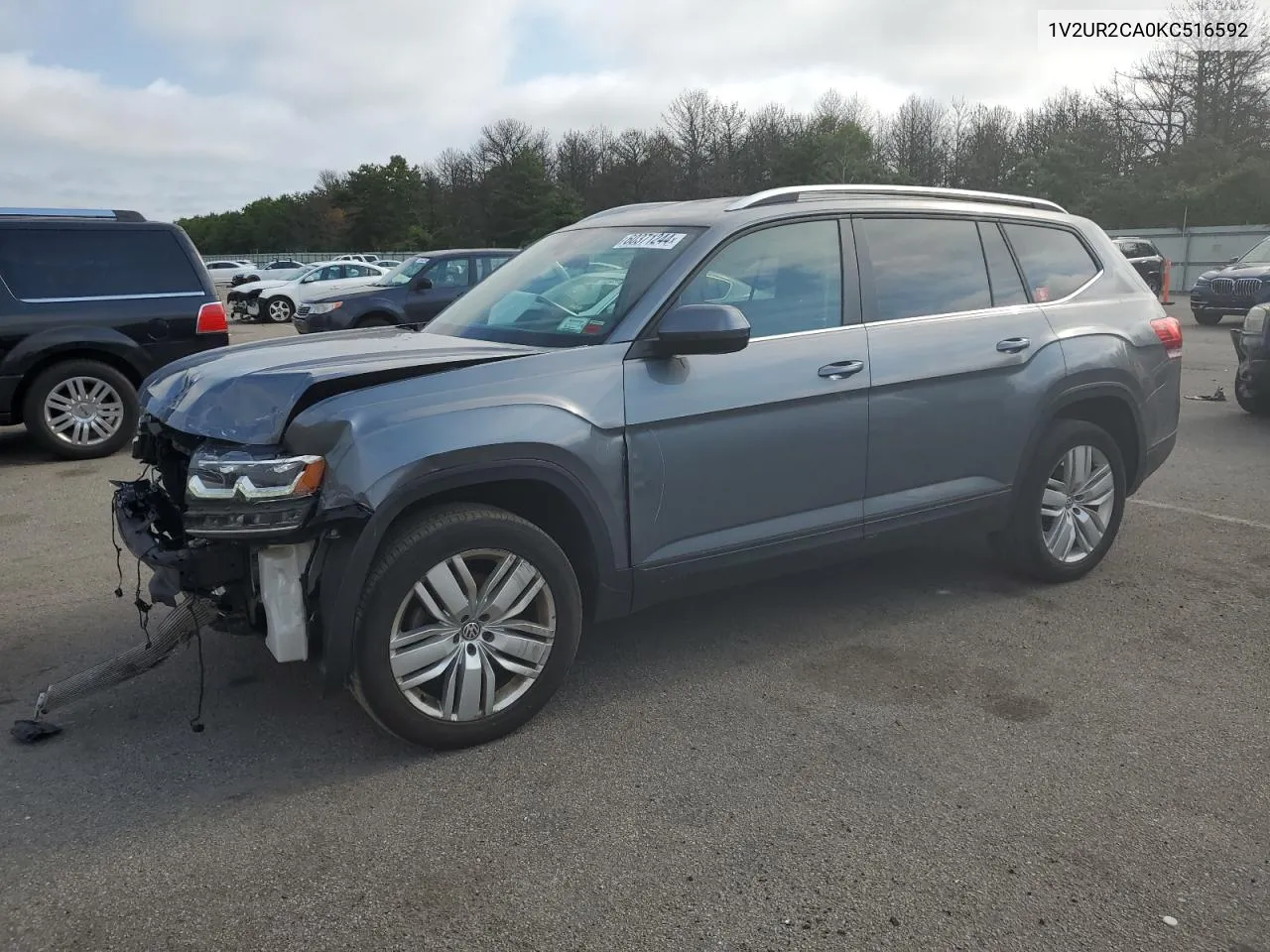 2019 Volkswagen Atlas Se VIN: 1V2UR2CA0KC516592 Lot: 60371244