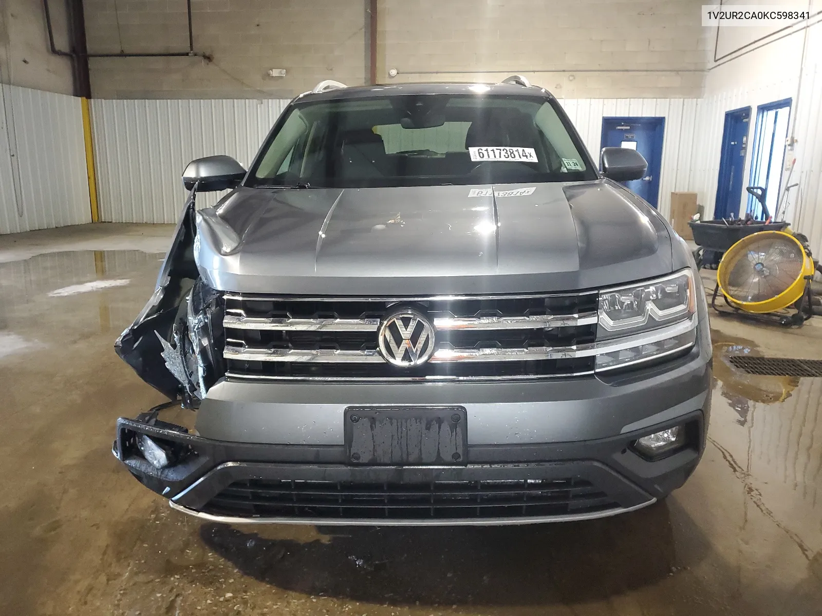 2019 Volkswagen Atlas Se VIN: 1V2UR2CA0KC598341 Lot: 61173814