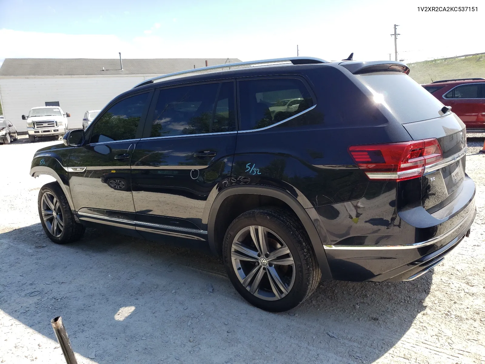 2019 Volkswagen Atlas Se VIN: 1V2XR2CA2KC537151 Lot: 63142864