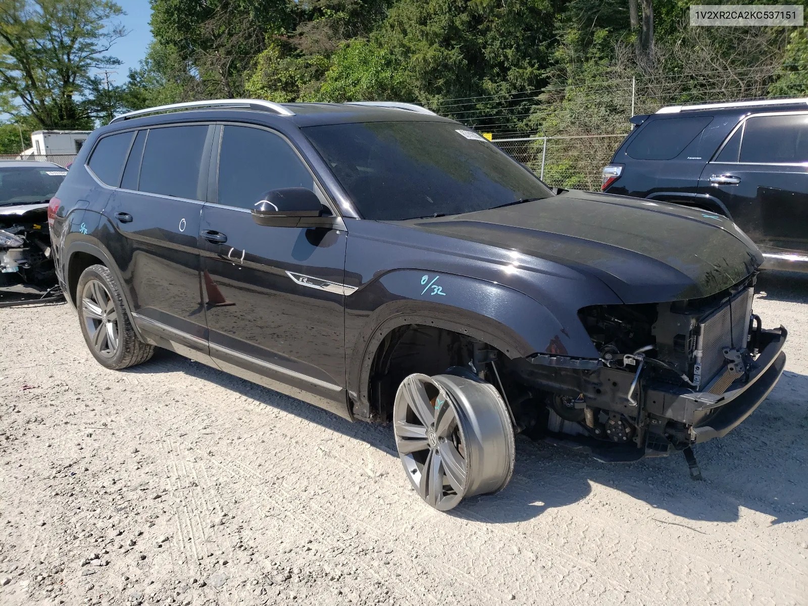 2019 Volkswagen Atlas Se VIN: 1V2XR2CA2KC537151 Lot: 63142864