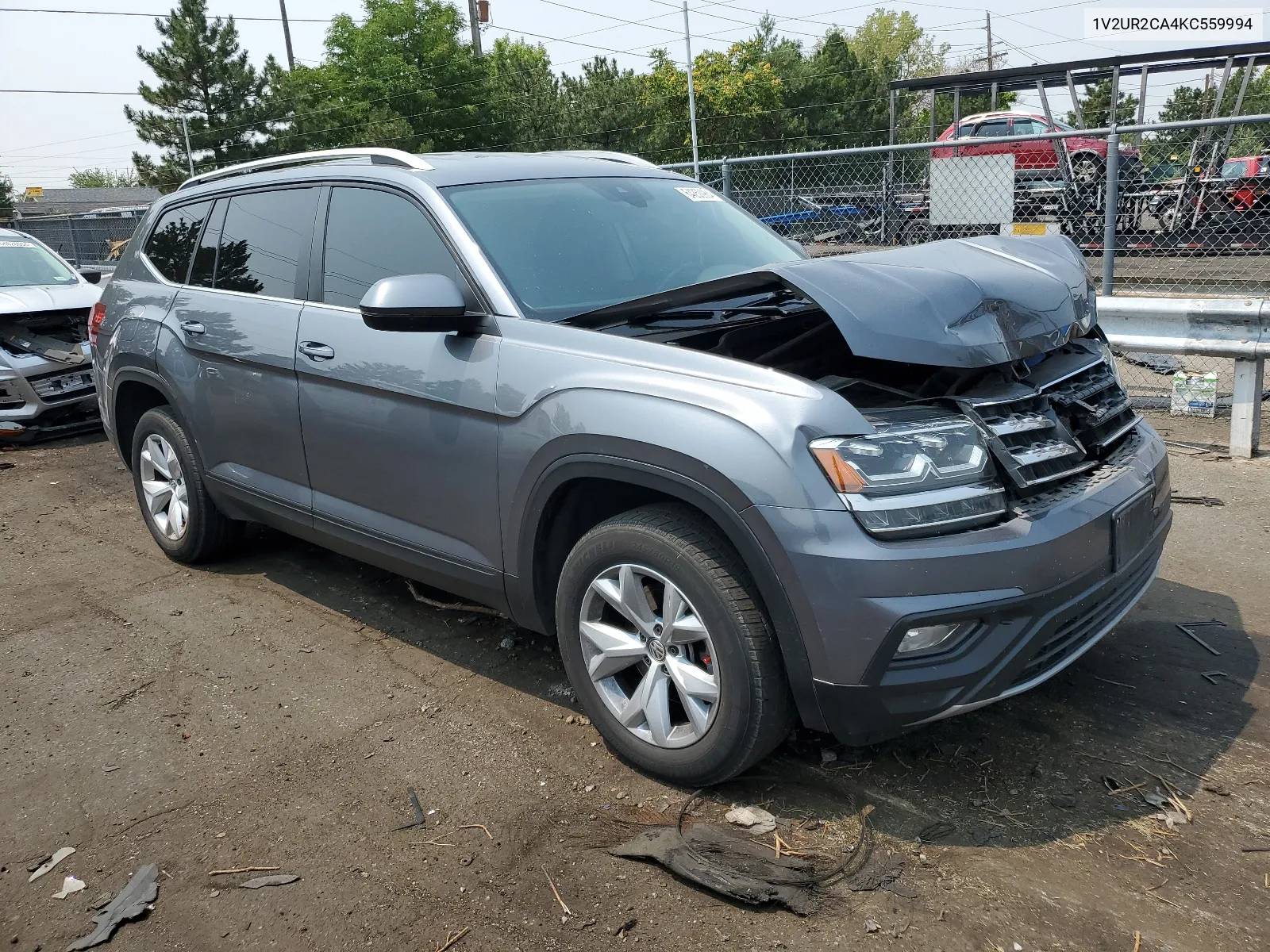 2019 Volkswagen Atlas Se VIN: 1V2UR2CA4KC559994 Lot: 64250984