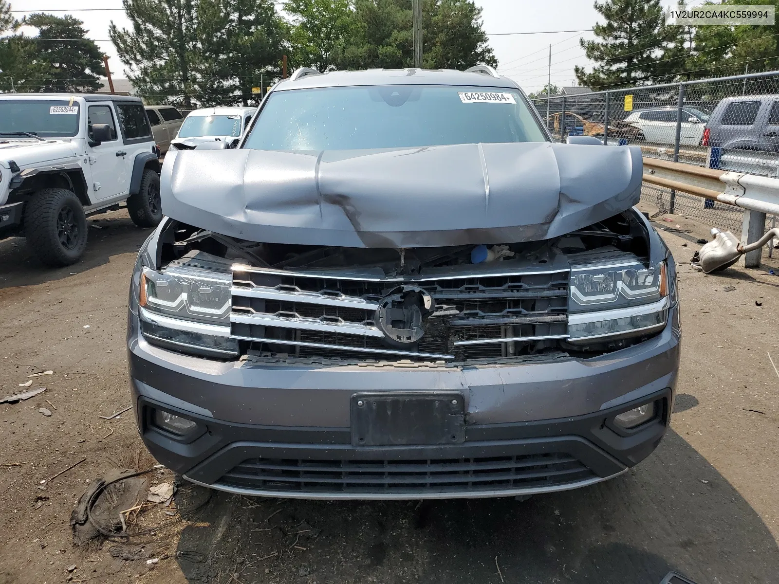 2019 Volkswagen Atlas Se VIN: 1V2UR2CA4KC559994 Lot: 64250984