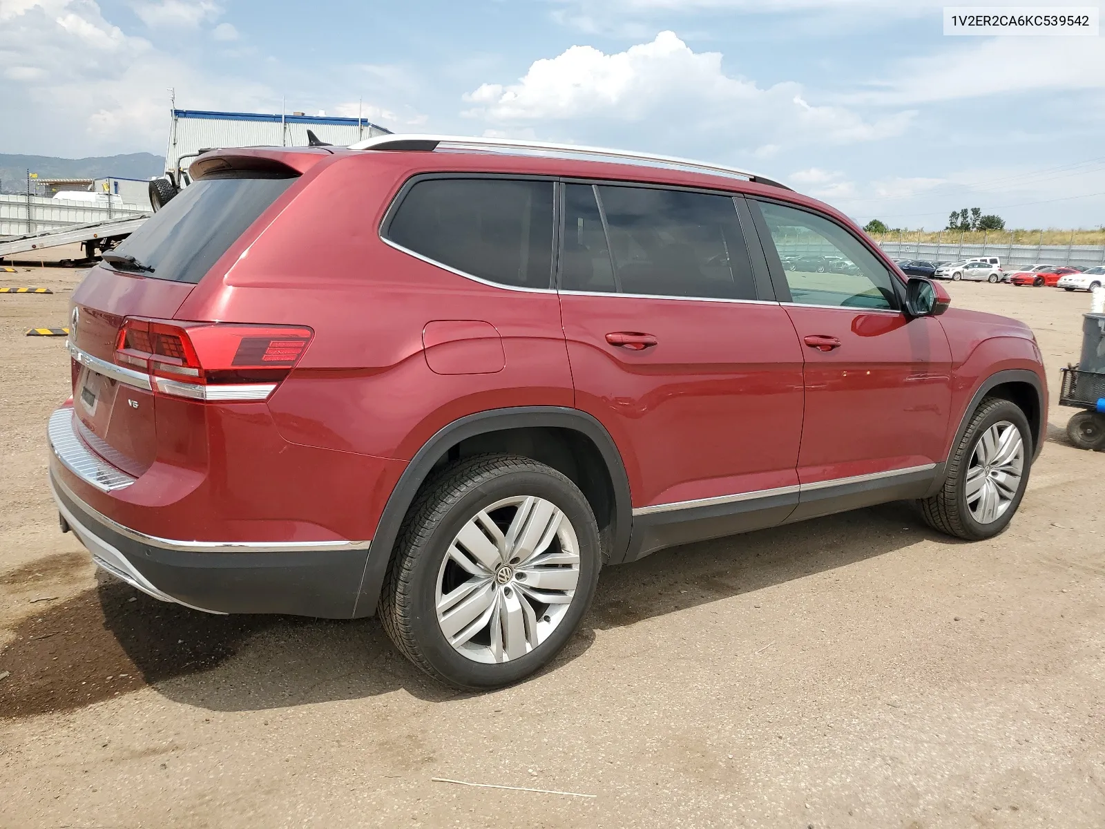 2019 Volkswagen Atlas Sel VIN: 1V2ER2CA6KC539542 Lot: 64755944