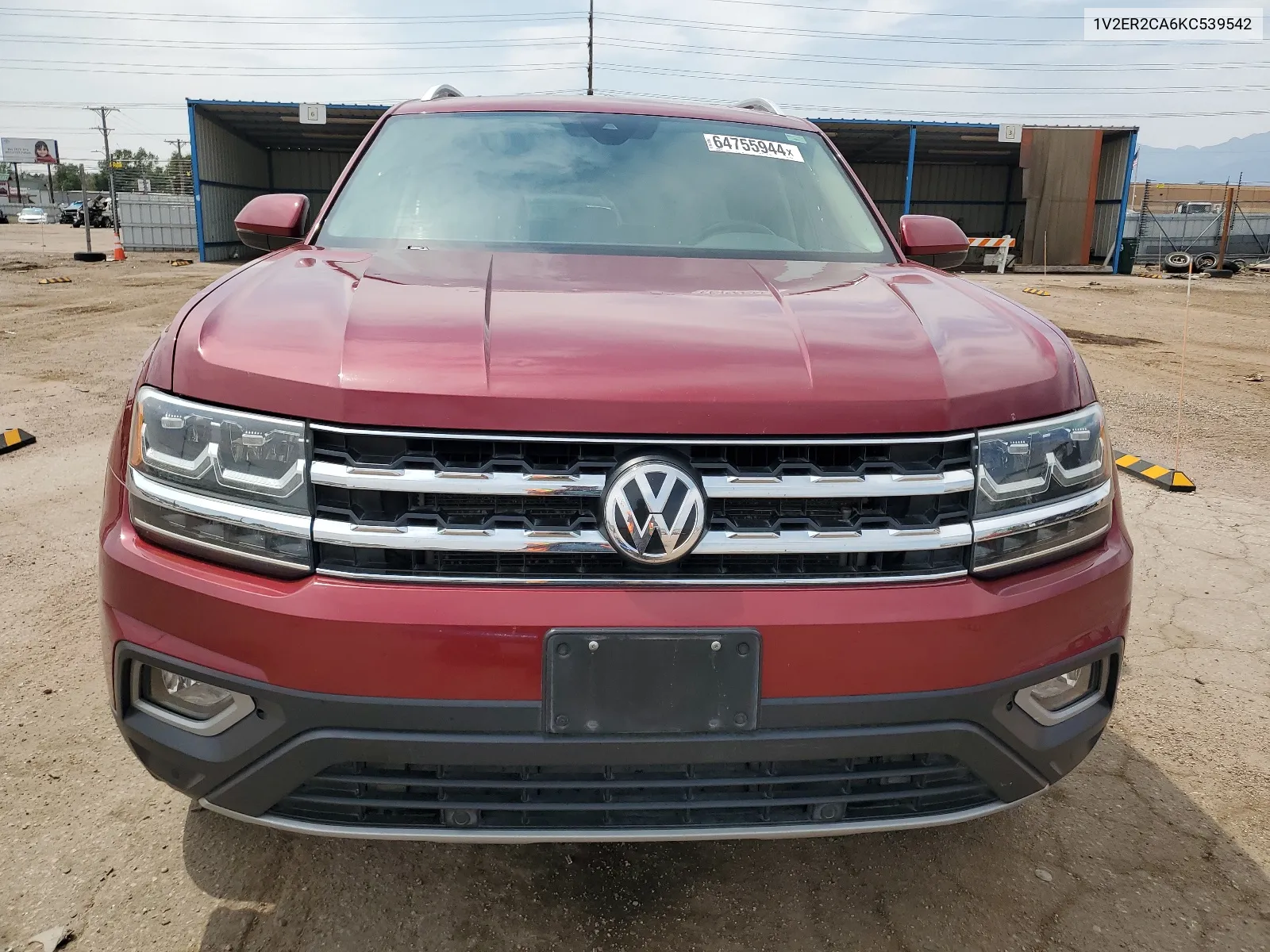 1V2ER2CA6KC539542 2019 Volkswagen Atlas Sel