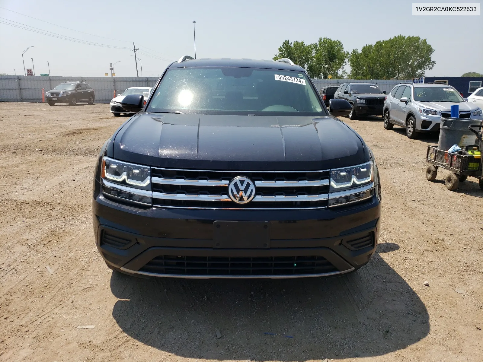 2019 Volkswagen Atlas S VIN: 1V2GR2CA0KC522633 Lot: 65243734