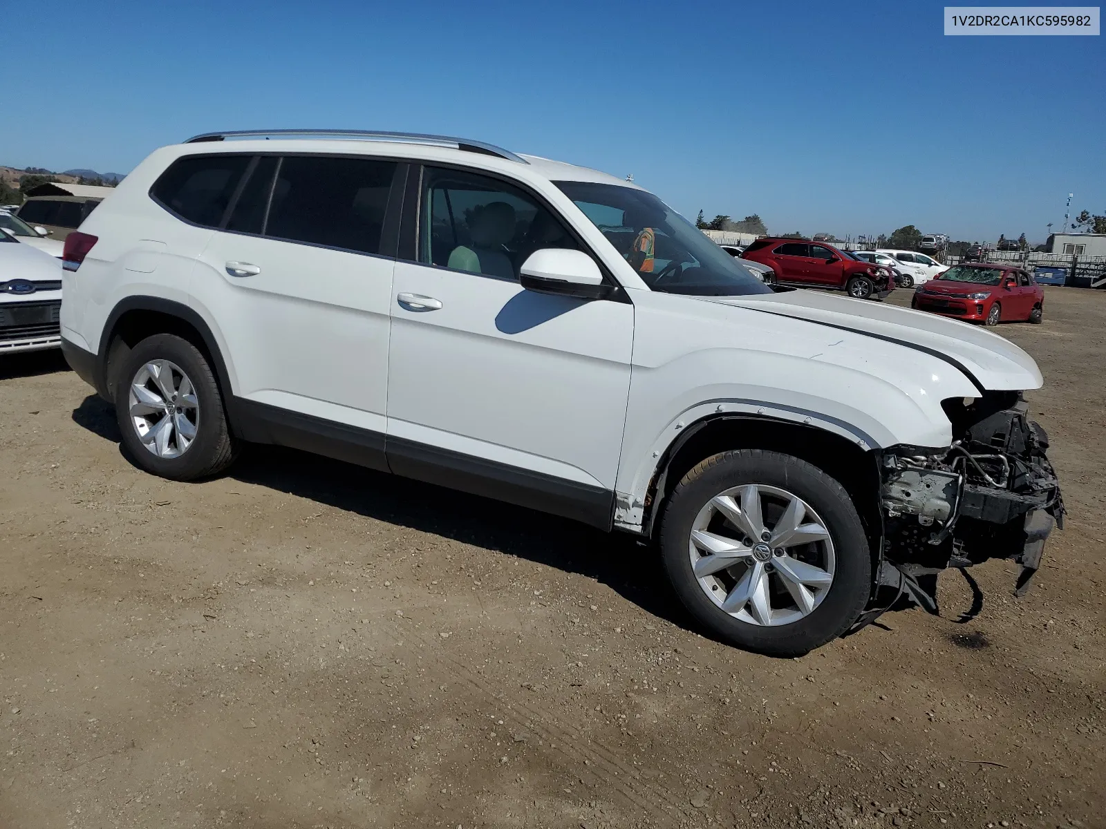 2019 Volkswagen Atlas Se VIN: 1V2DR2CA1KC595982 Lot: 65998724