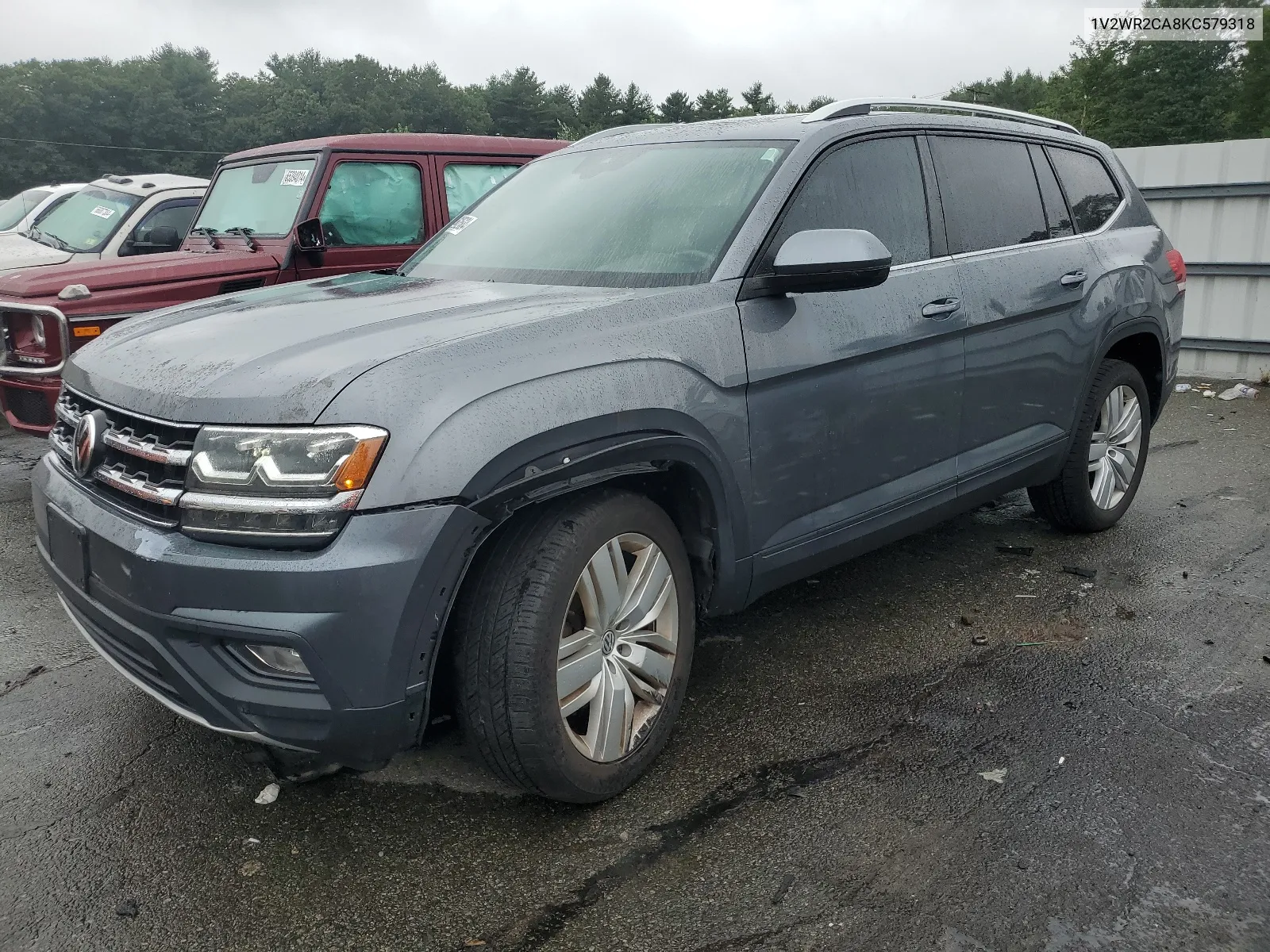 2019 Volkswagen Atlas Se VIN: 1V2WR2CA8KC579318 Lot: 66125884