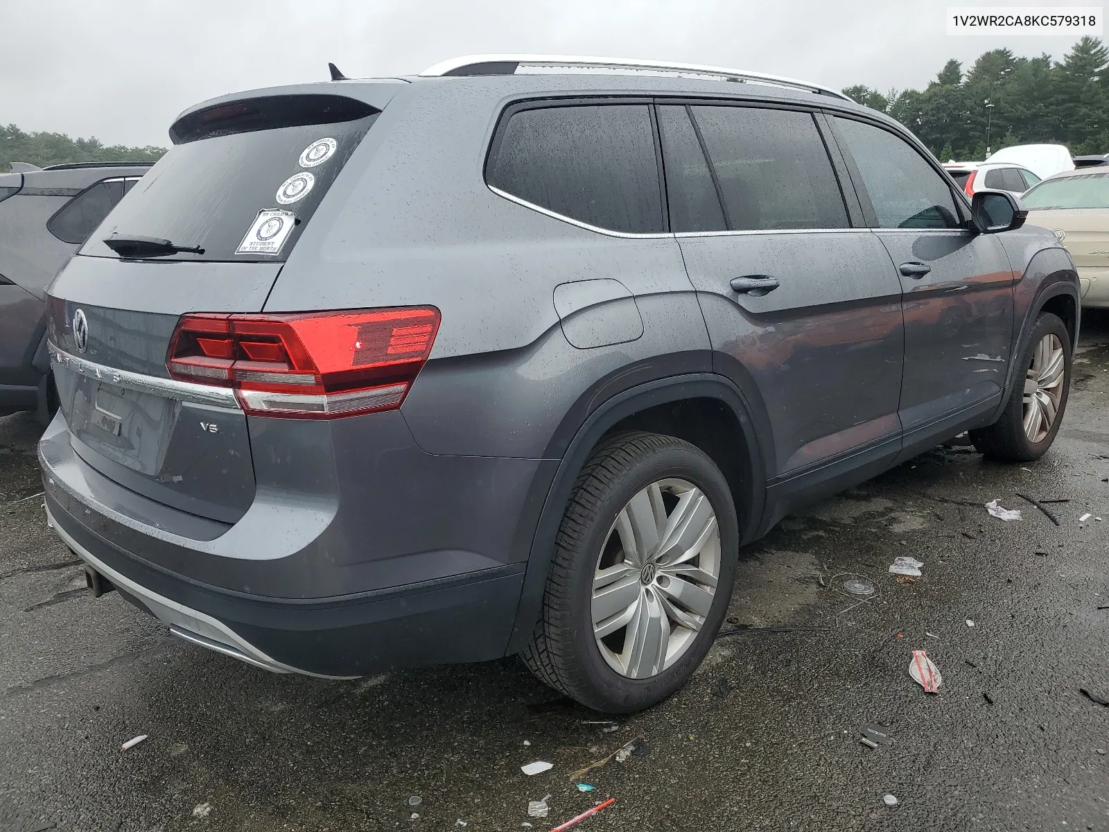 2019 Volkswagen Atlas Se VIN: 1V2WR2CA8KC579318 Lot: 66125884