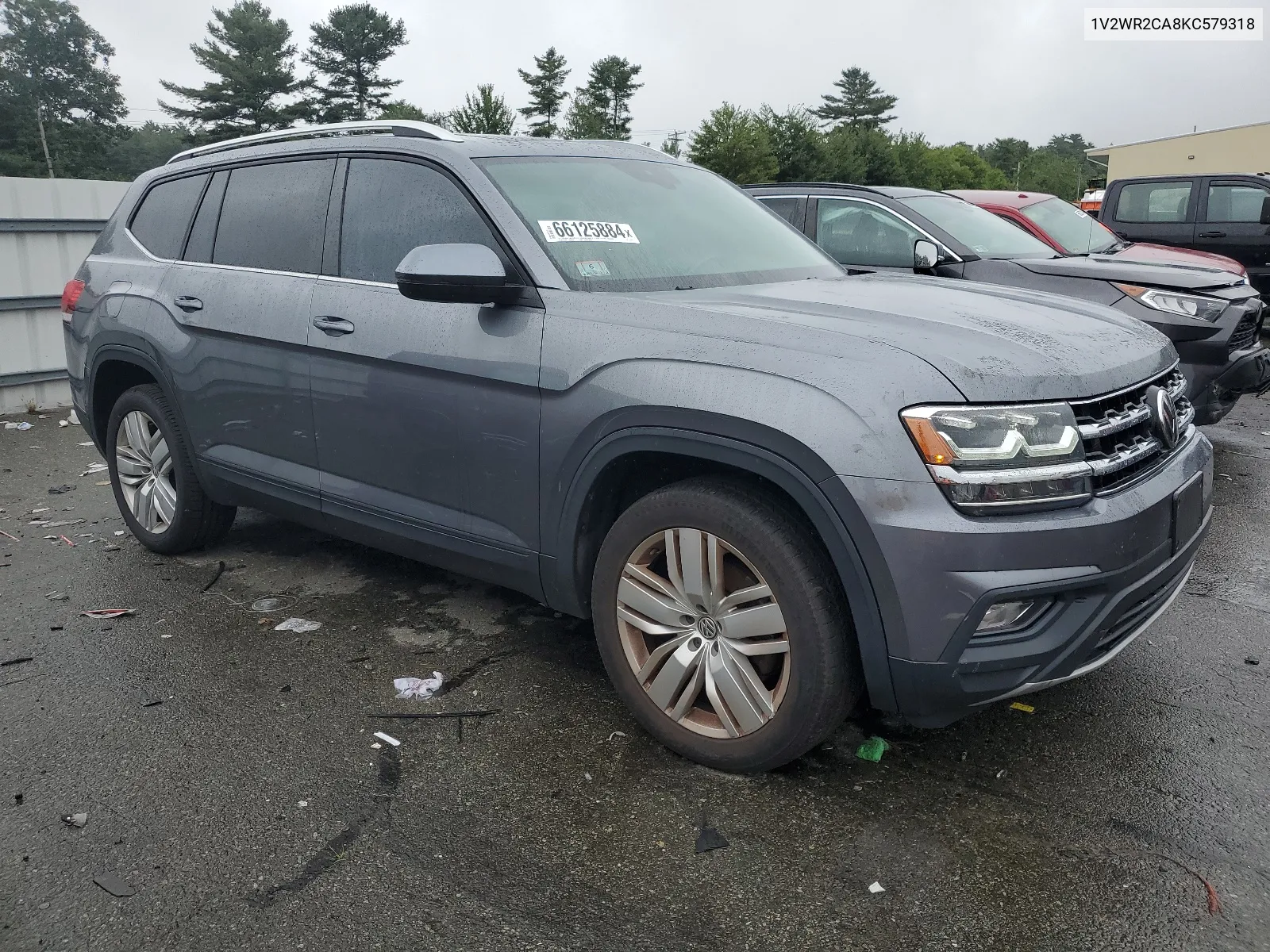 2019 Volkswagen Atlas Se VIN: 1V2WR2CA8KC579318 Lot: 66125884