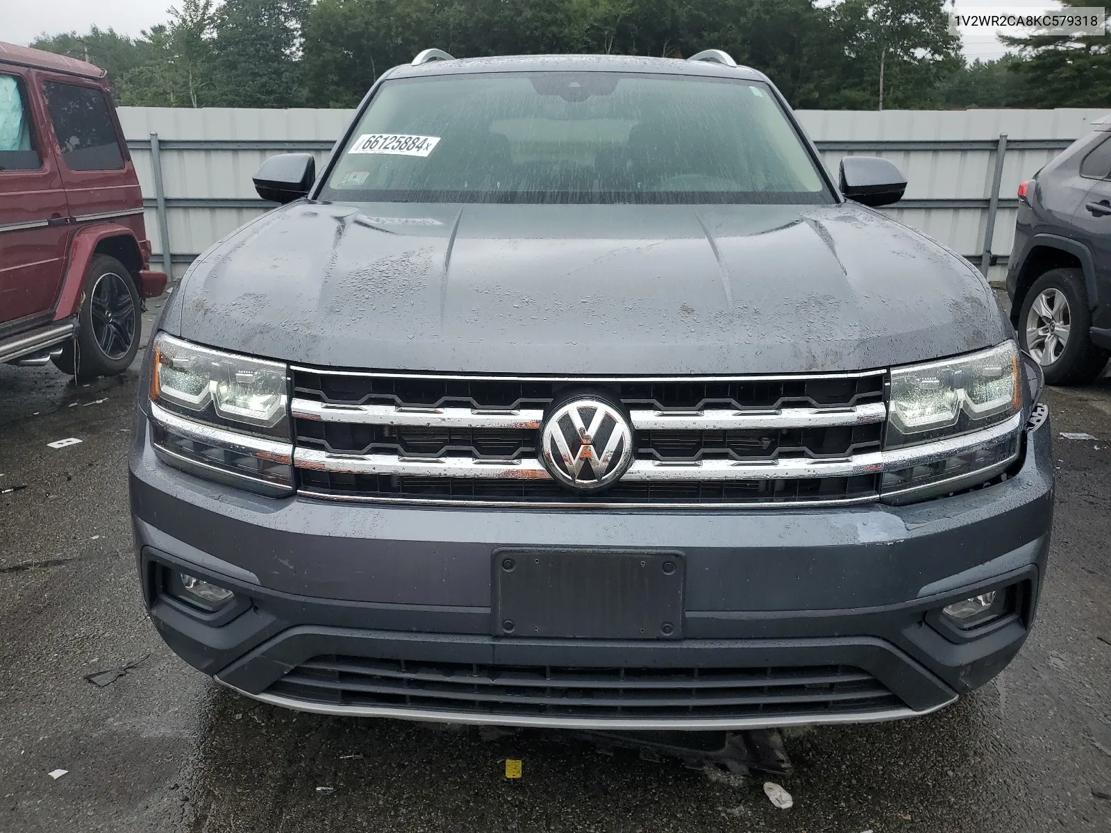 2019 Volkswagen Atlas Se VIN: 1V2WR2CA8KC579318 Lot: 66125884