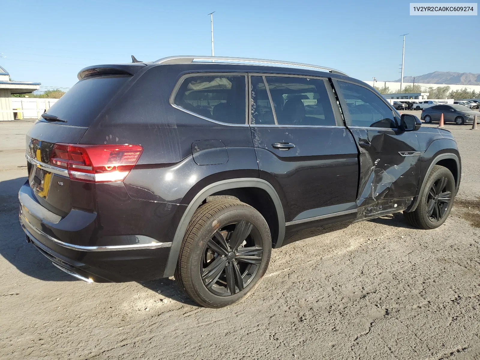 2019 Volkswagen Atlas Se VIN: 1V2YR2CA0KC609274 Lot: 66397544