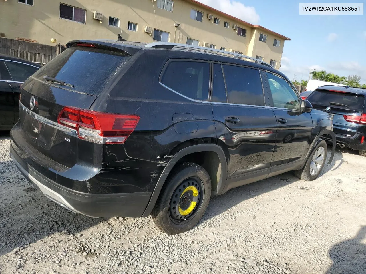 2019 Volkswagen Atlas Se VIN: 1V2WR2CA1KC583551 Lot: 66489274