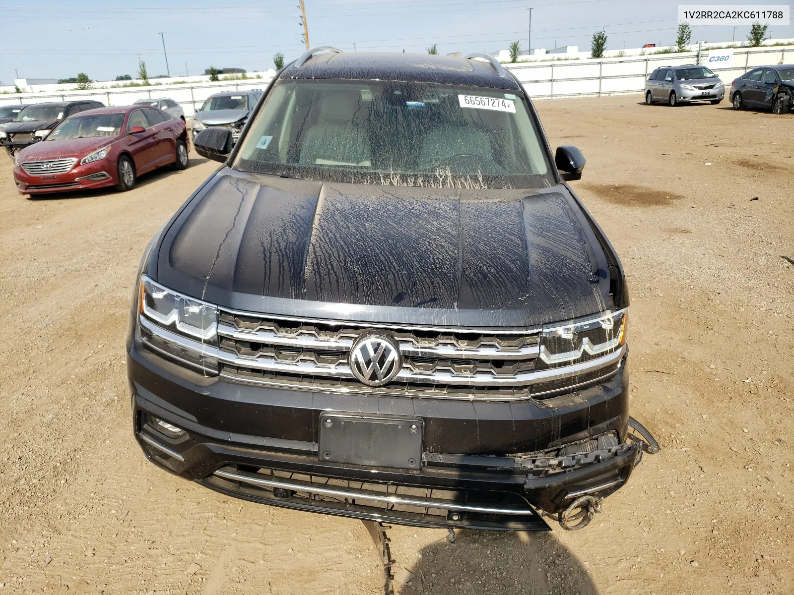 2019 Volkswagen Atlas Sel VIN: 1V2RR2CA2KC611788 Lot: 66567274