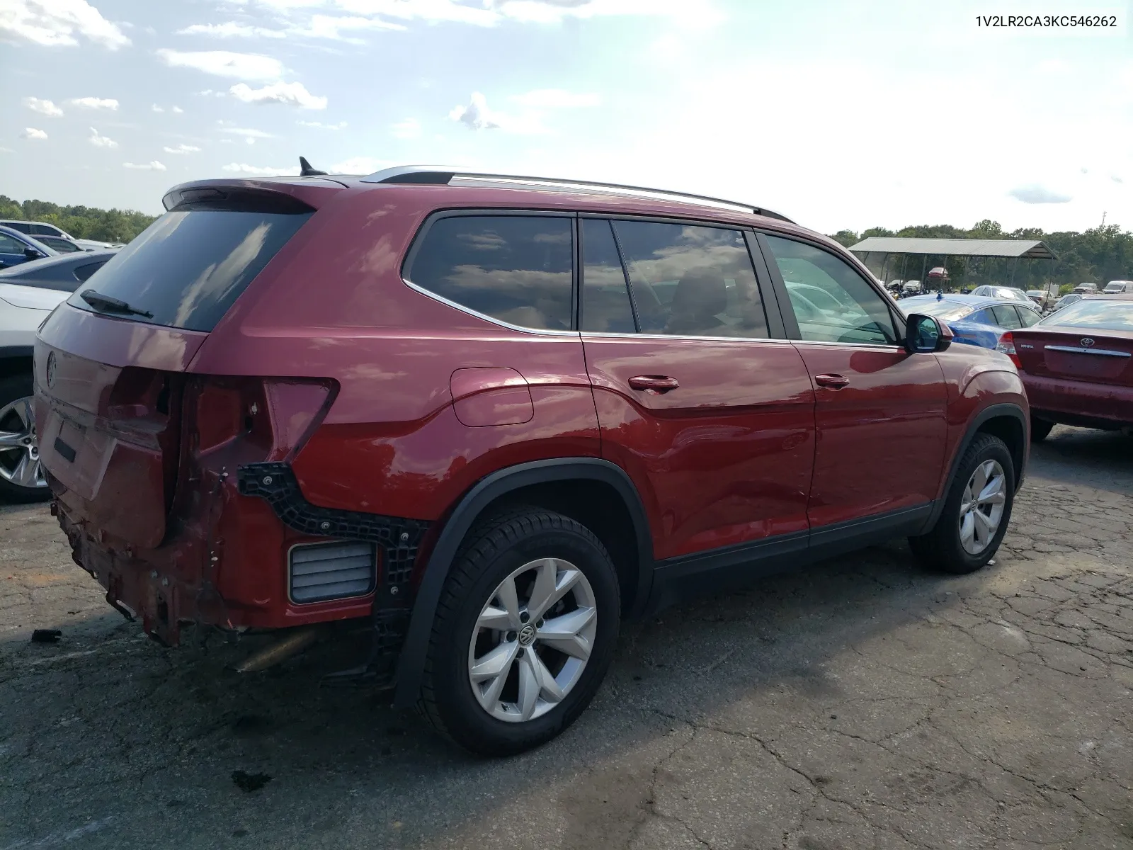 2019 Volkswagen Atlas Se VIN: 1V2LR2CA3KC546262 Lot: 66885284