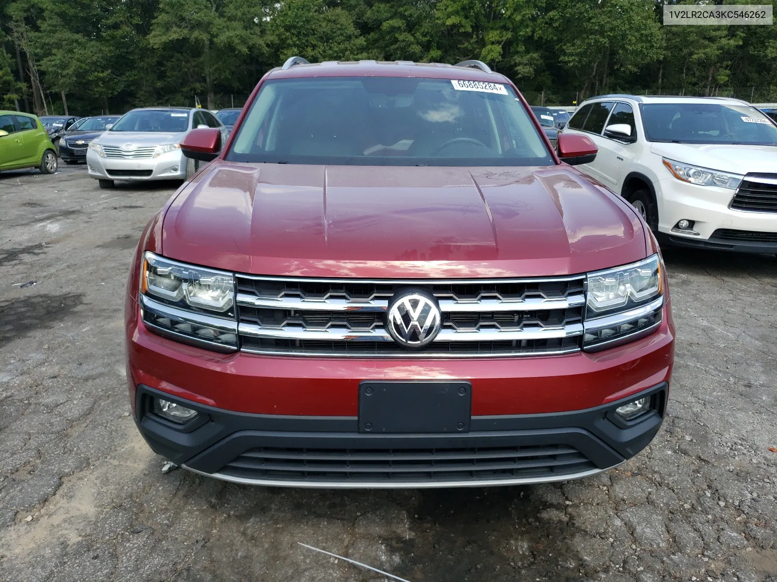 2019 Volkswagen Atlas Se VIN: 1V2LR2CA3KC546262 Lot: 66885284