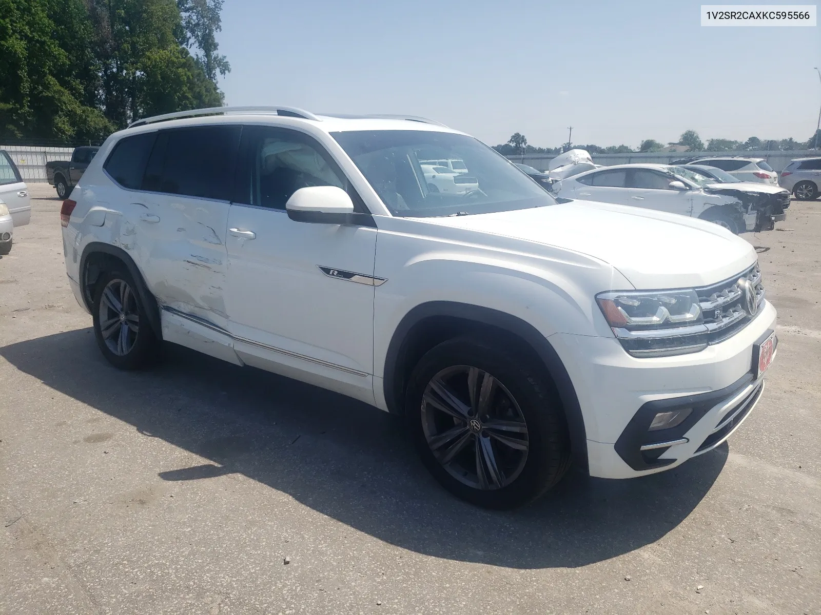 2019 Volkswagen Atlas Sel VIN: 1V2SR2CAXKC595566 Lot: 66916324