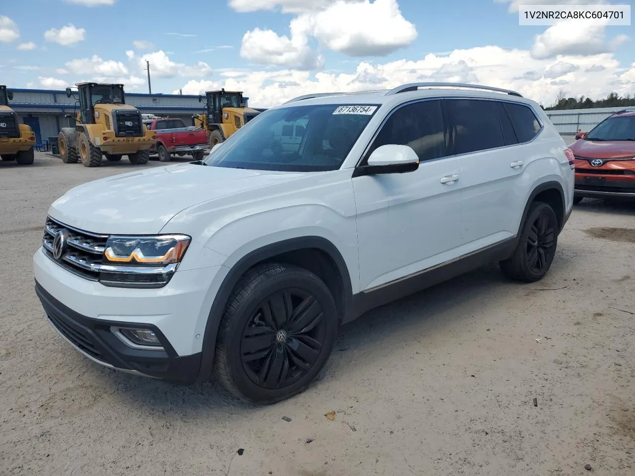 2019 Volkswagen Atlas Sel Premium VIN: 1V2NR2CA8KC604701 Lot: 67136754