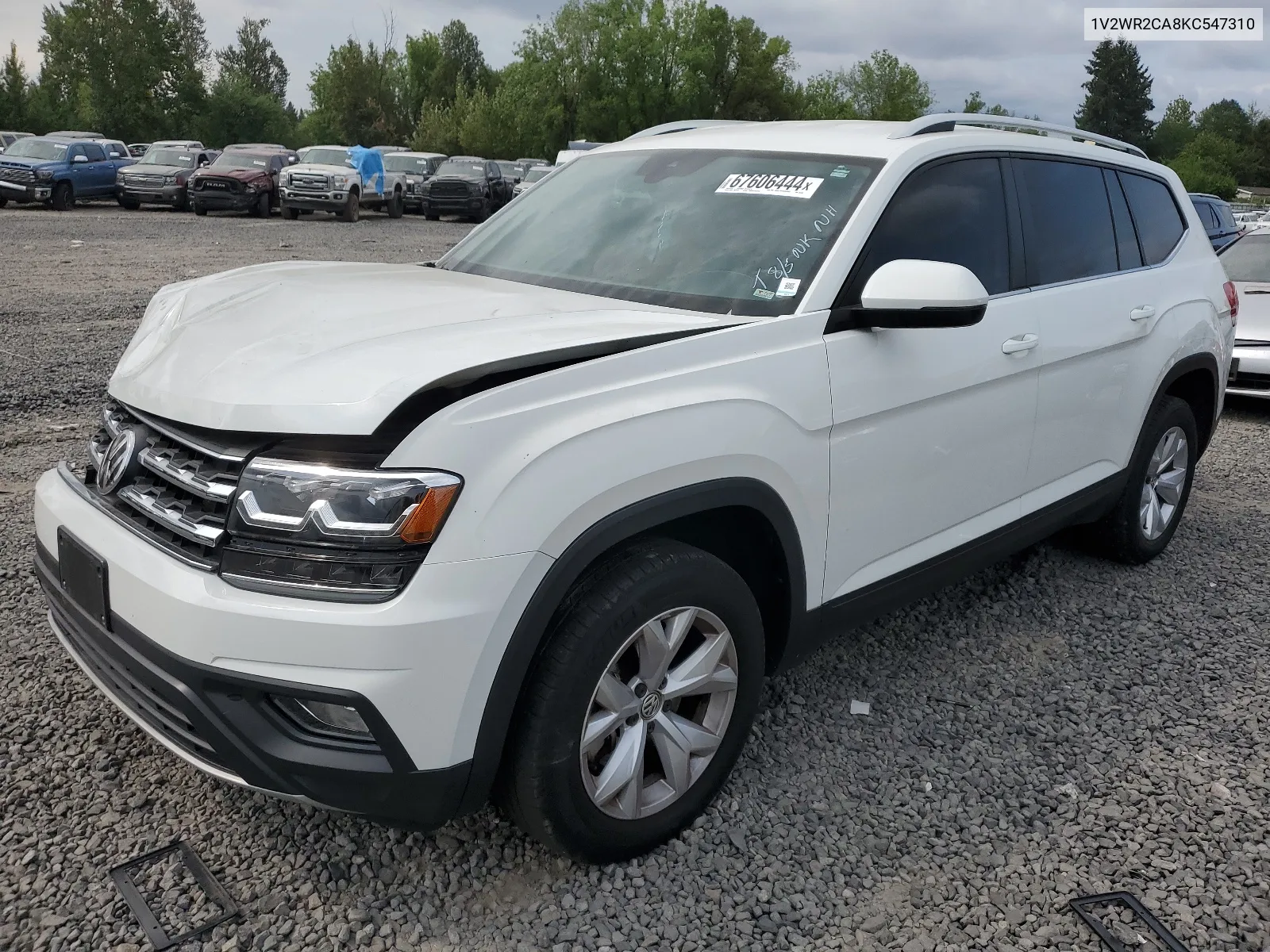 2019 Volkswagen Atlas Se VIN: 1V2WR2CA8KC547310 Lot: 67606444