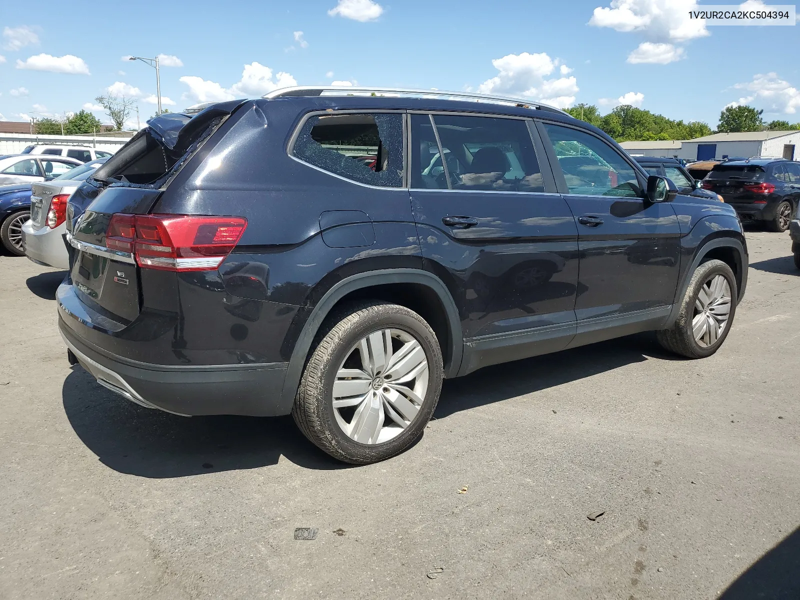 2019 Volkswagen Atlas Se VIN: 1V2UR2CA2KC504394 Lot: 68503624