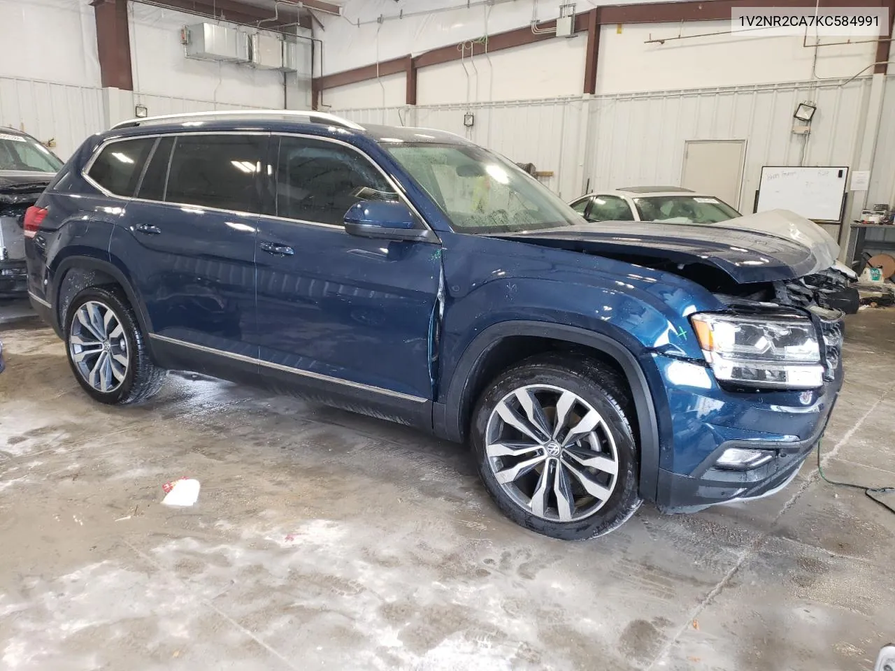 2019 Volkswagen Atlas Sel Premium VIN: 1V2NR2CA7KC584991 Lot: 68677554