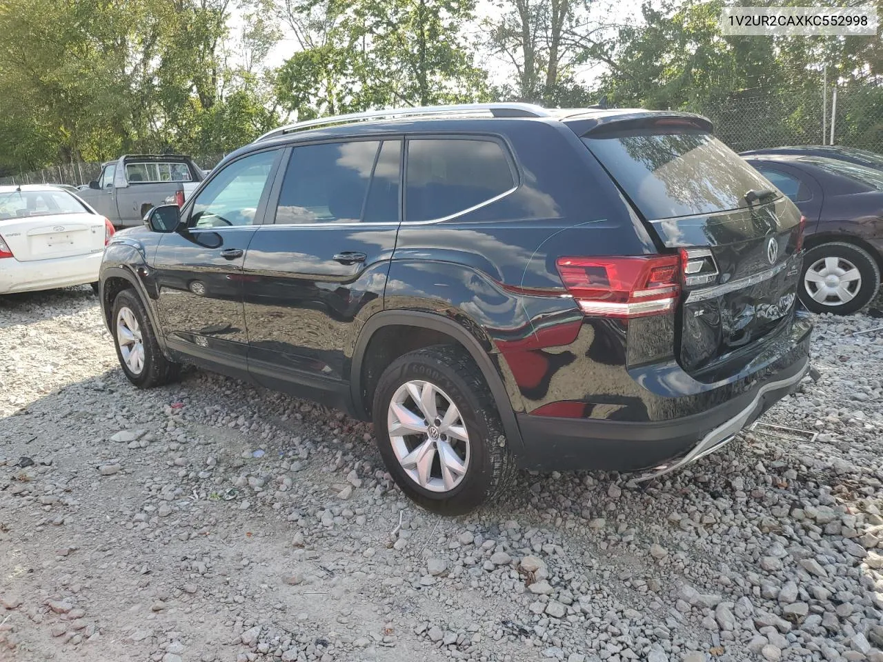 2019 Volkswagen Atlas Se VIN: 1V2UR2CAXKC552998 Lot: 69011824