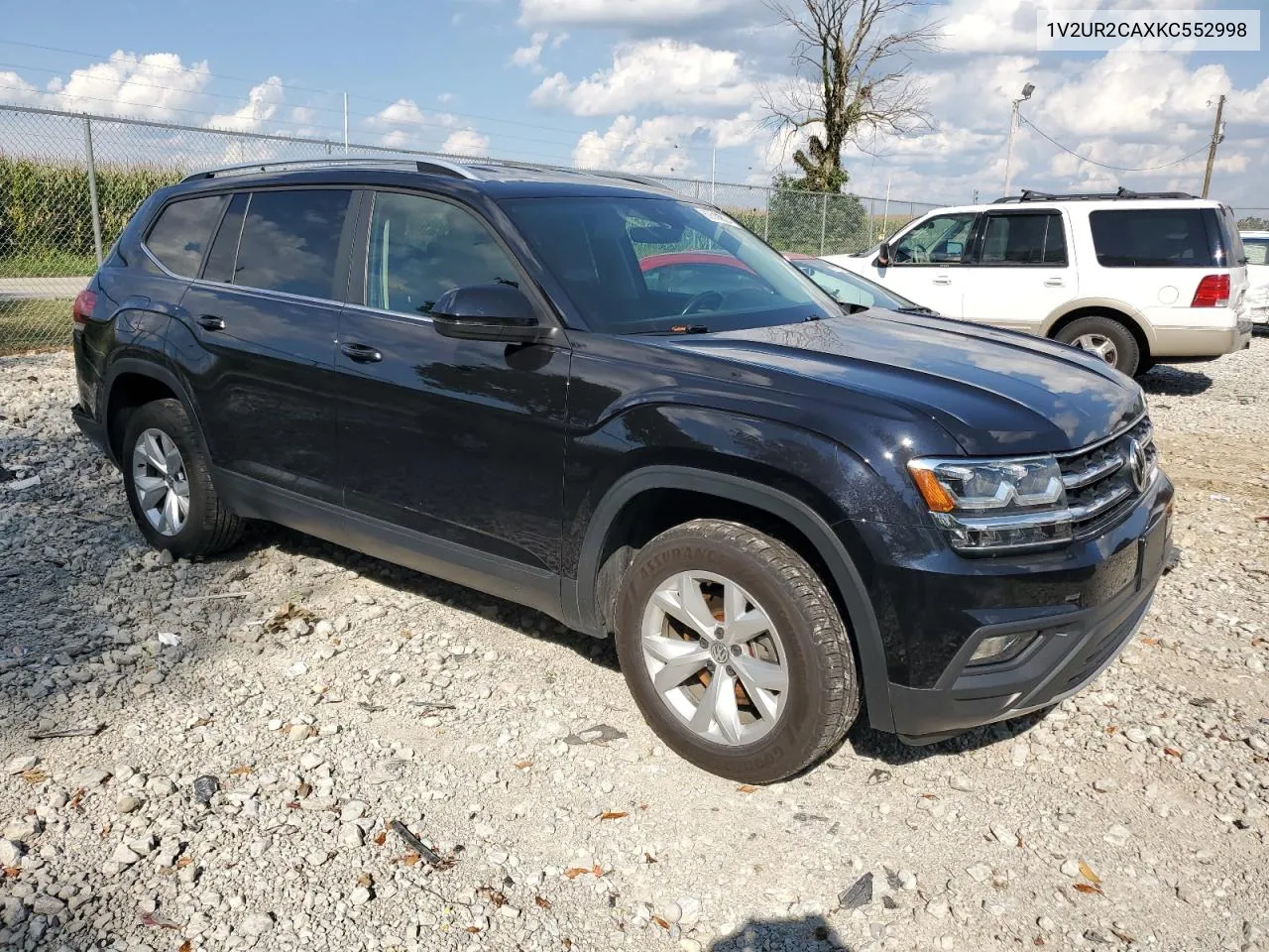 2019 Volkswagen Atlas Se VIN: 1V2UR2CAXKC552998 Lot: 69011824