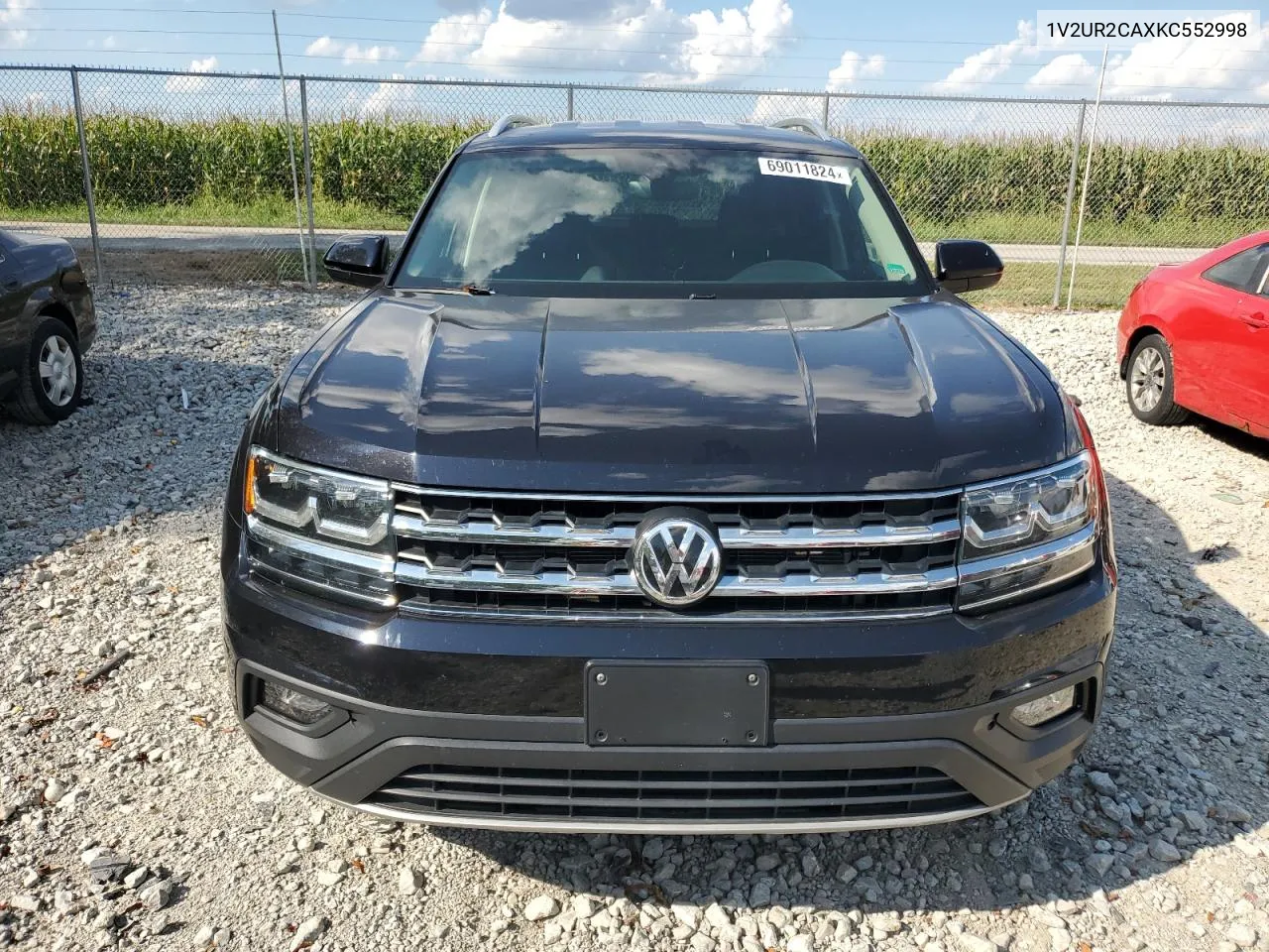 2019 Volkswagen Atlas Se VIN: 1V2UR2CAXKC552998 Lot: 69011824