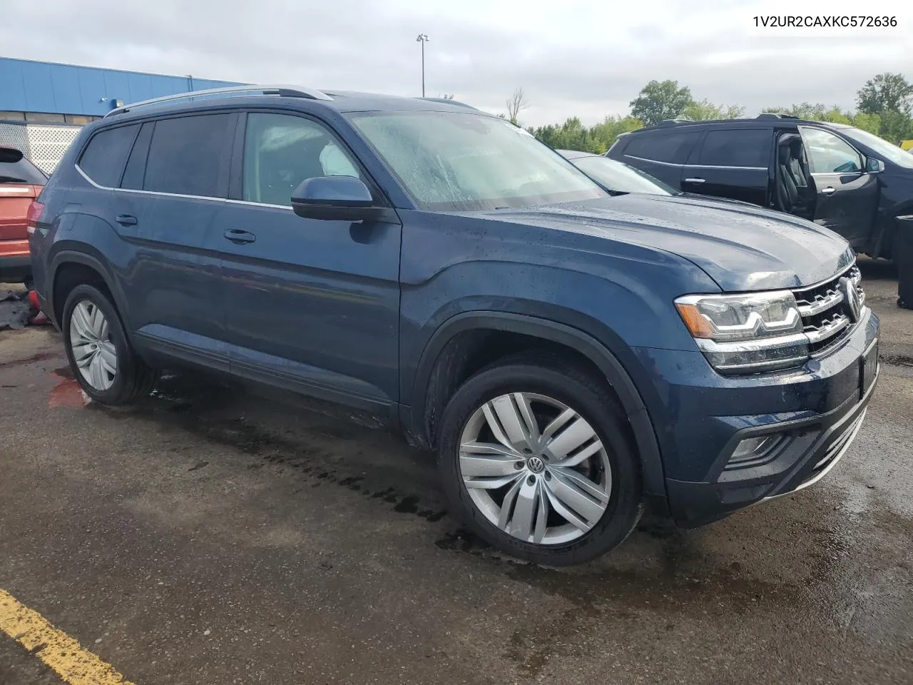 2019 Volkswagen Atlas Se VIN: 1V2UR2CAXKC572636 Lot: 69019074