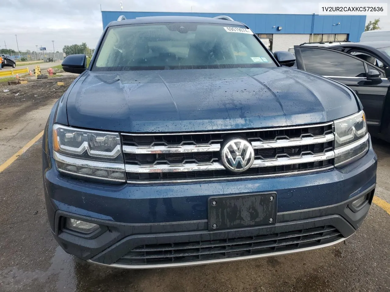 2019 Volkswagen Atlas Se VIN: 1V2UR2CAXKC572636 Lot: 69019074