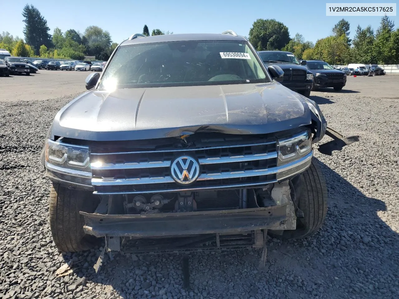 2019 Volkswagen Atlas Sel VIN: 1V2MR2CA5KC517625 Lot: 69530694