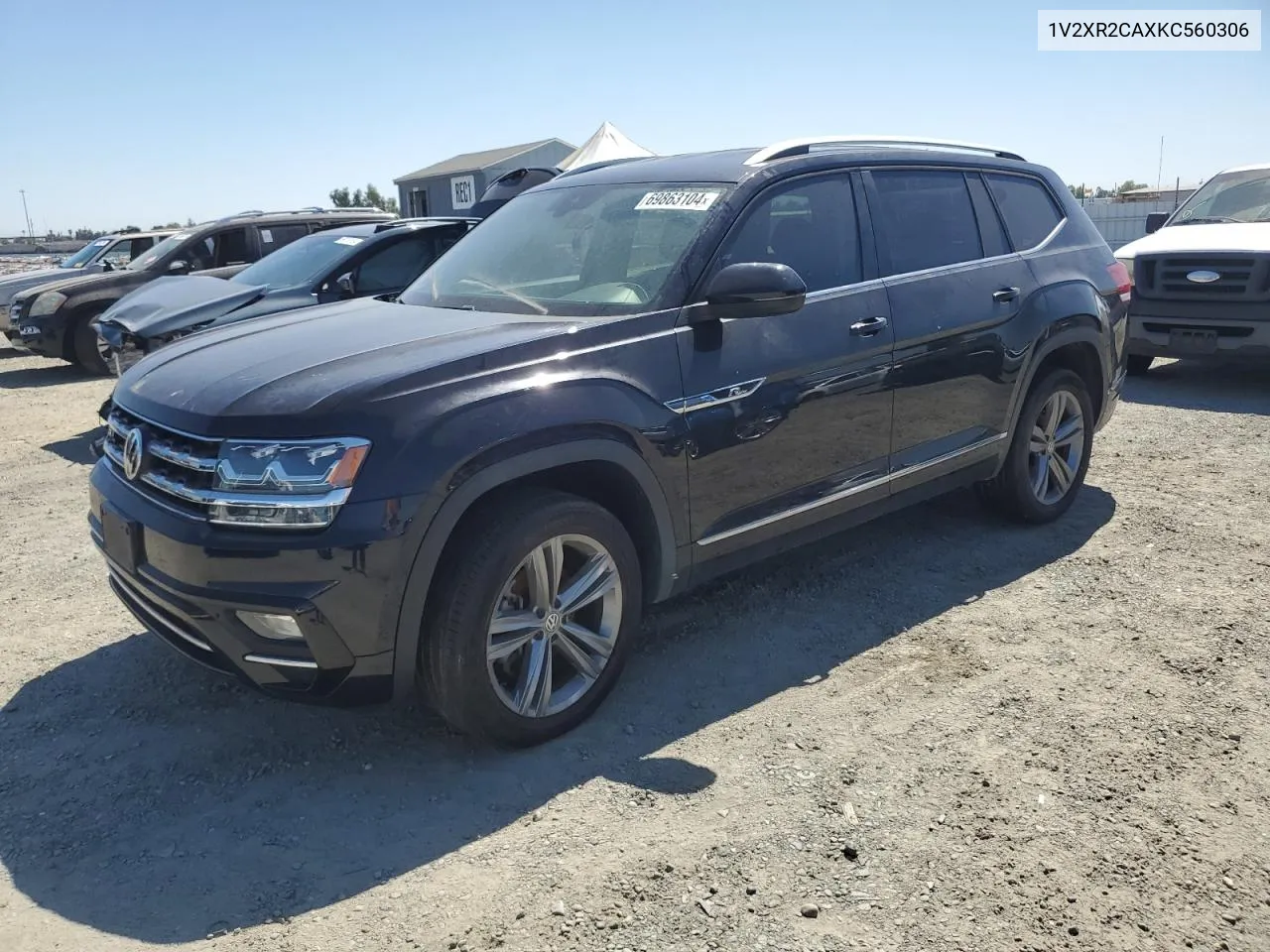 2019 Volkswagen Atlas Se VIN: 1V2XR2CAXKC560306 Lot: 69863104