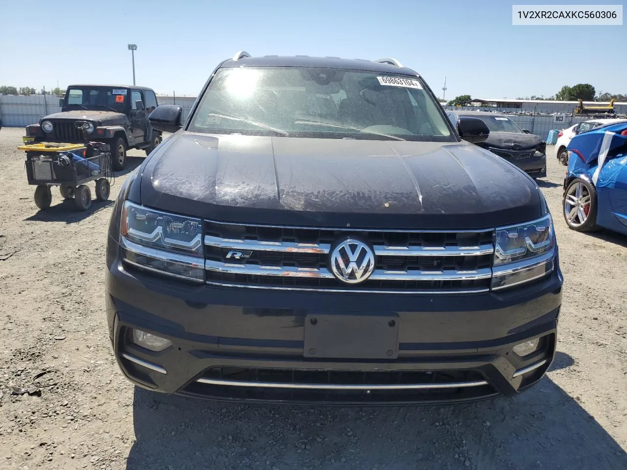 2019 Volkswagen Atlas Se VIN: 1V2XR2CAXKC560306 Lot: 69863104