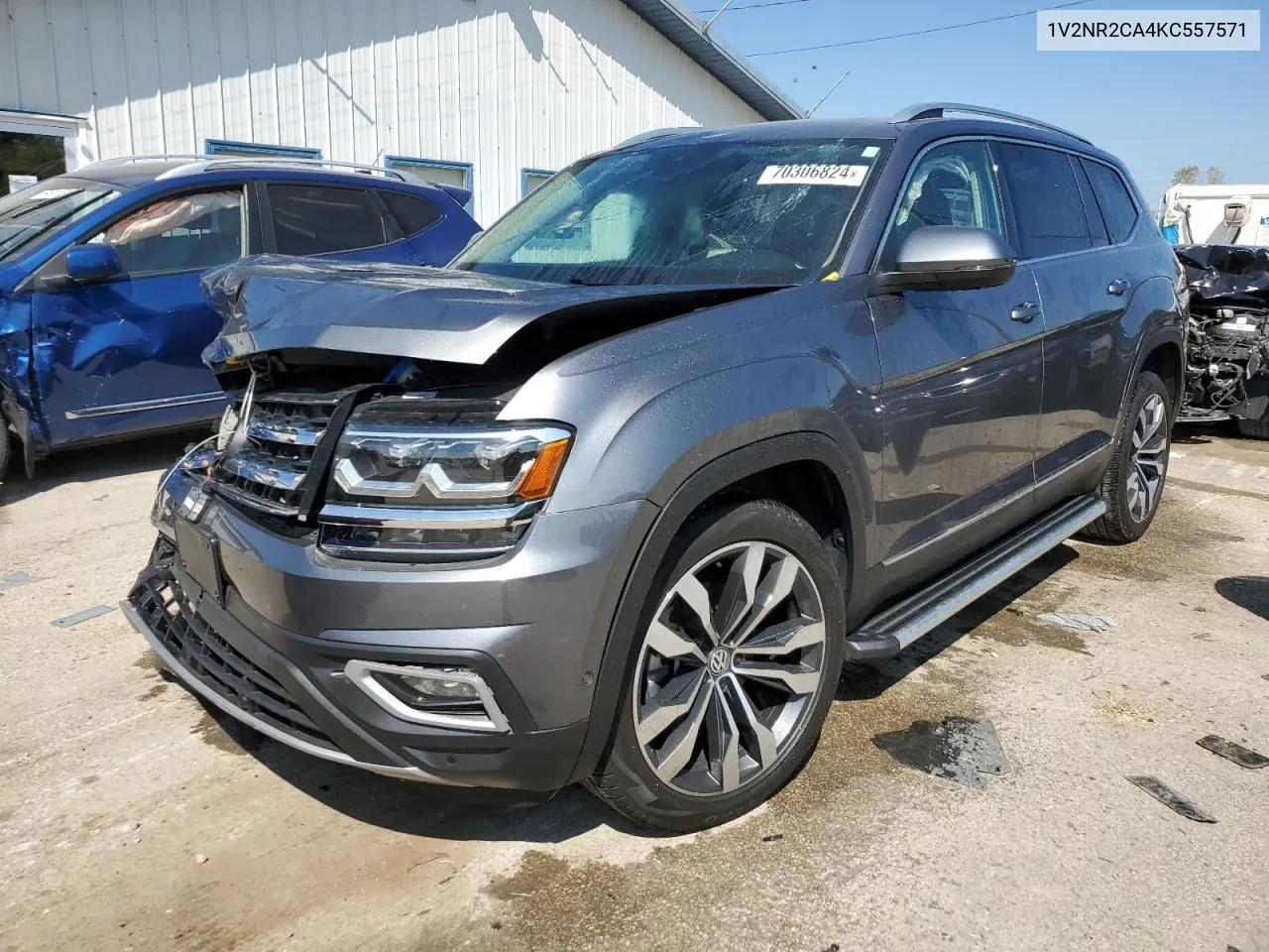 2019 Volkswagen Atlas Sel Premium VIN: 1V2NR2CA4KC557571 Lot: 70306824